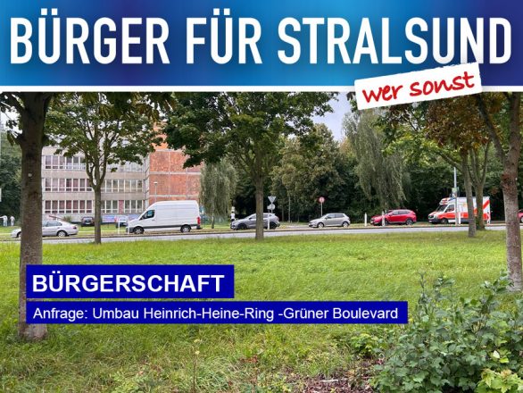 Anfrage Umbau Heinrich-Heine-Ring – Grüner Boulevard