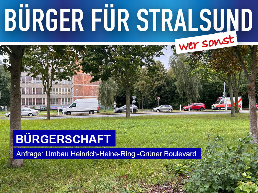 Anfrage Umbau Heinrich-Heine-Ring – Grüner Boulevard